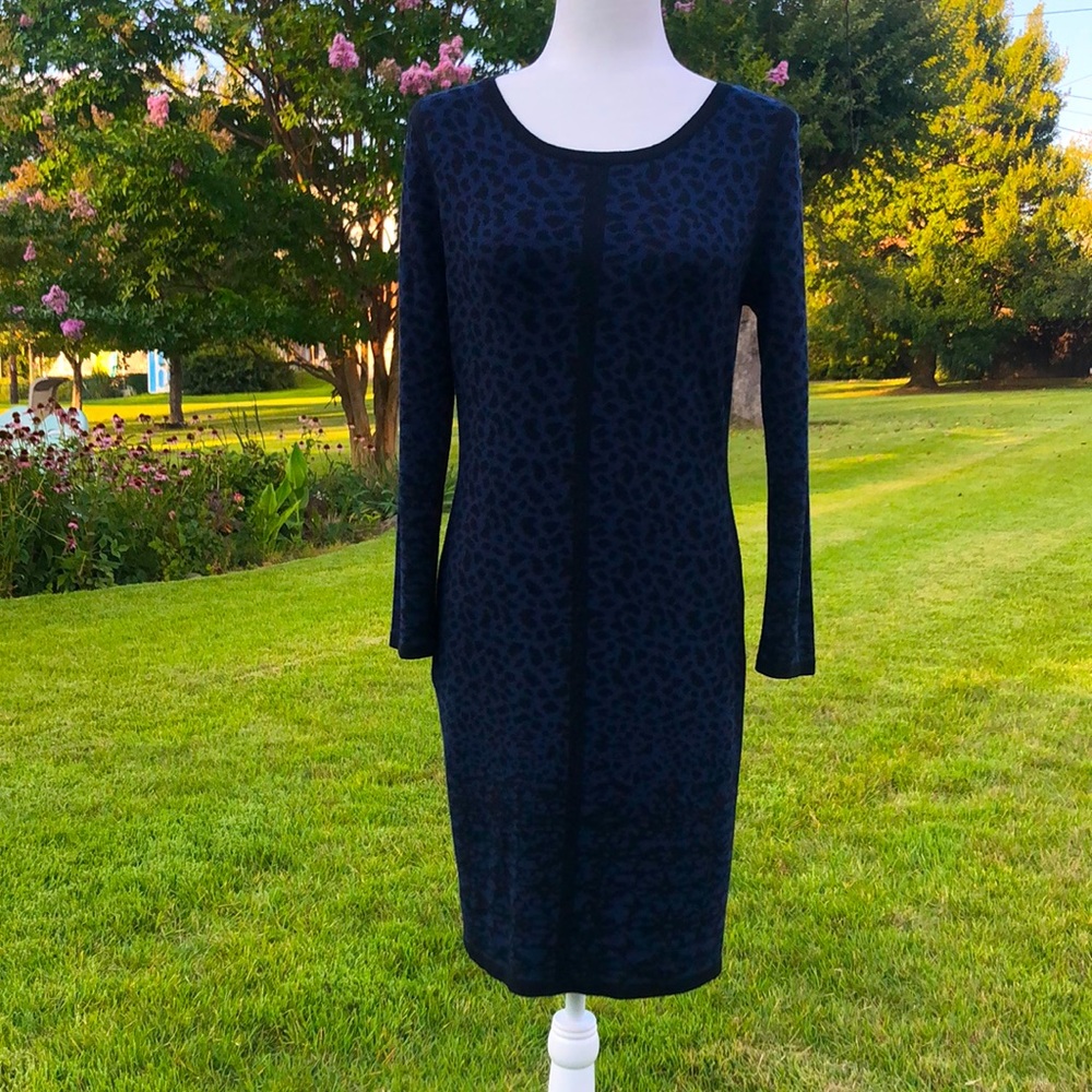 Velvet by Graham & Spencer Blue Sweater Dress